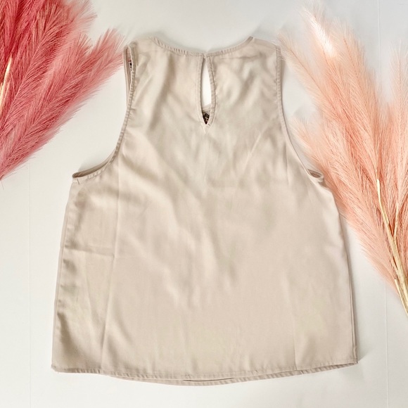 Sugarlips boho style fringe satin tank top medium - Picture 7 of 12